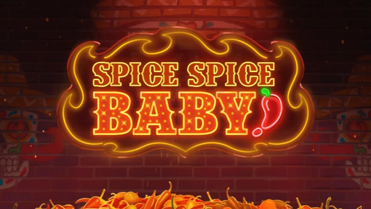 Tampilan visual slot Spice Spice Baby dengan tema cabai Meksiko yang cerah